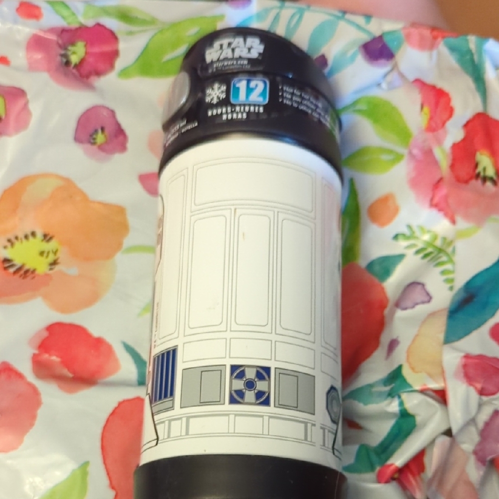 Star Wars Thermos with Black and White Design